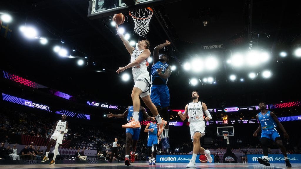 Saksa oli ylivoimainen maanantaina.