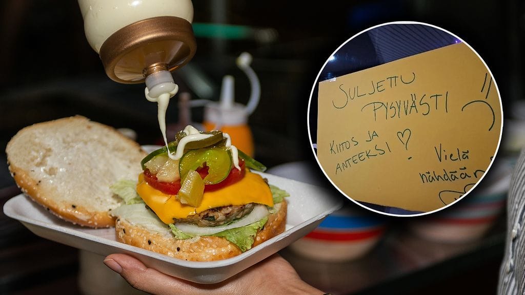 Cafe Grillius on suljettu pysyvästi. Kuvituskuva.