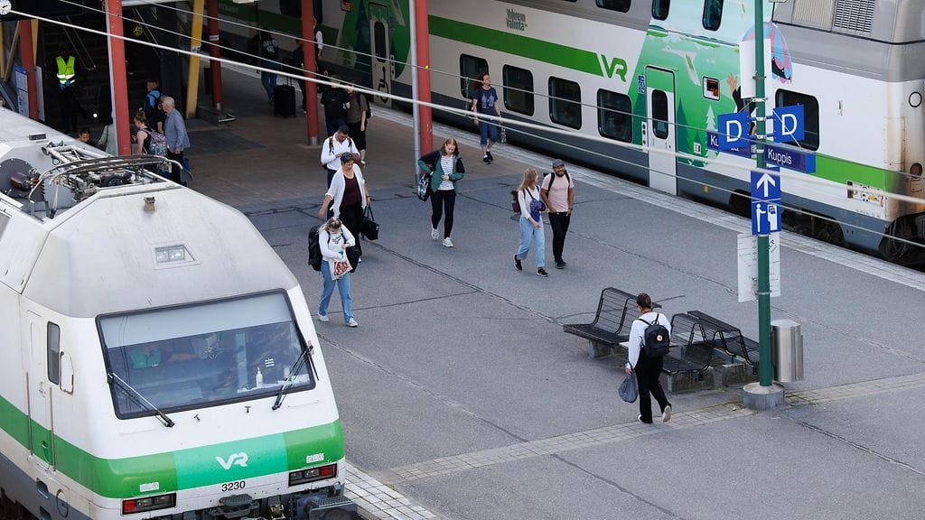Kupittaan rautatieasema Turussa 28. elokuuta 2024.