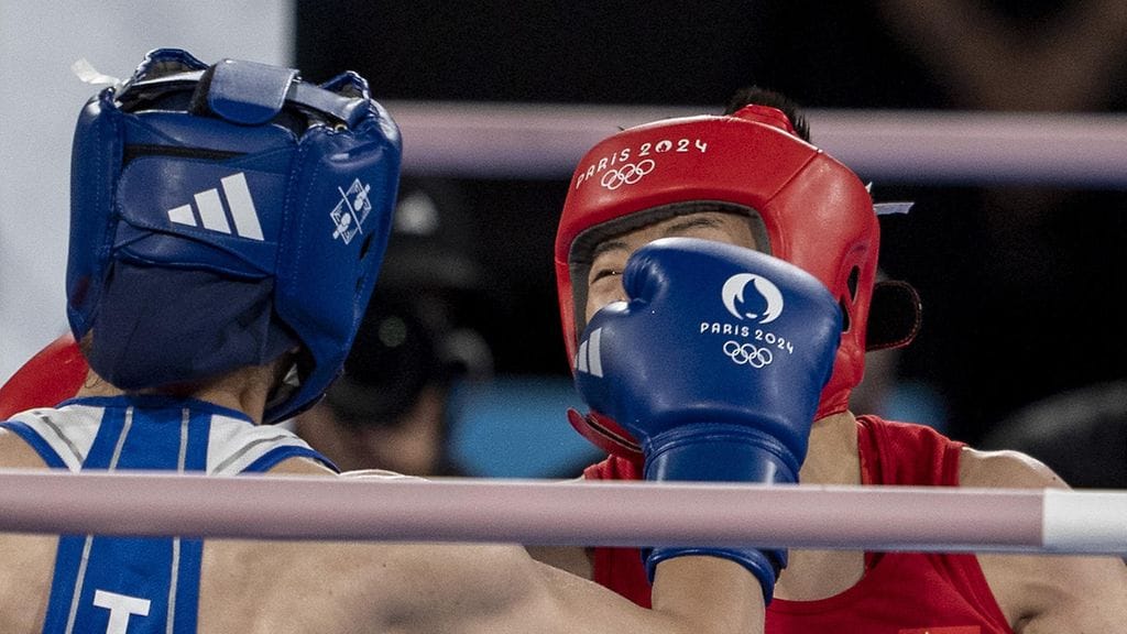 Kuvituskuvaa Pariisin olympianyrkkeilystä.