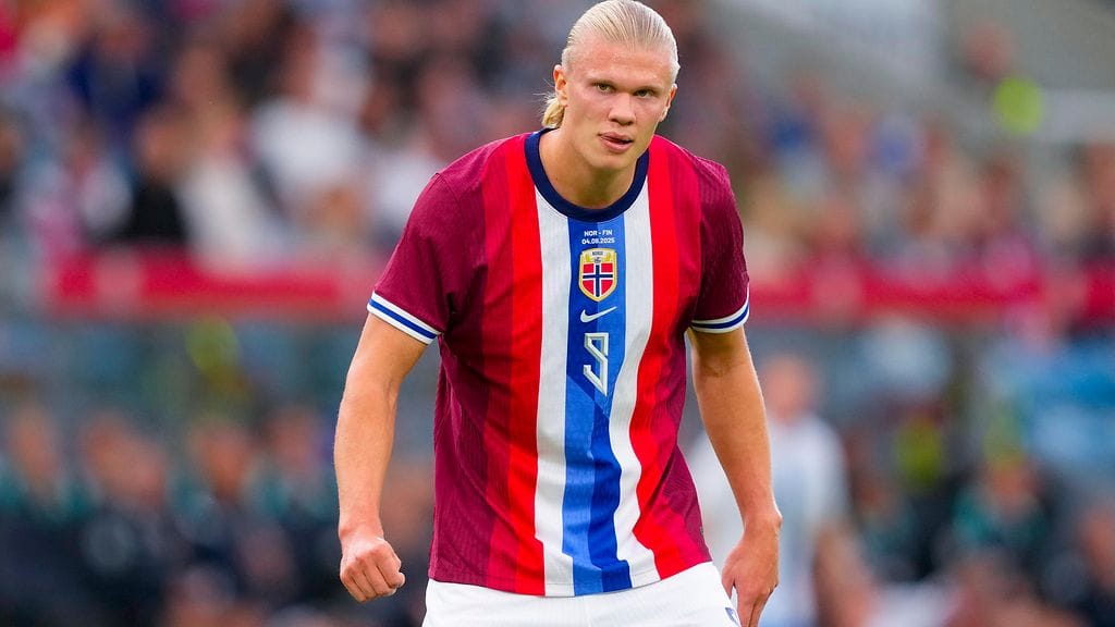 Erling Haaland teki Norjan ainoan maalin Suomea vastaan.