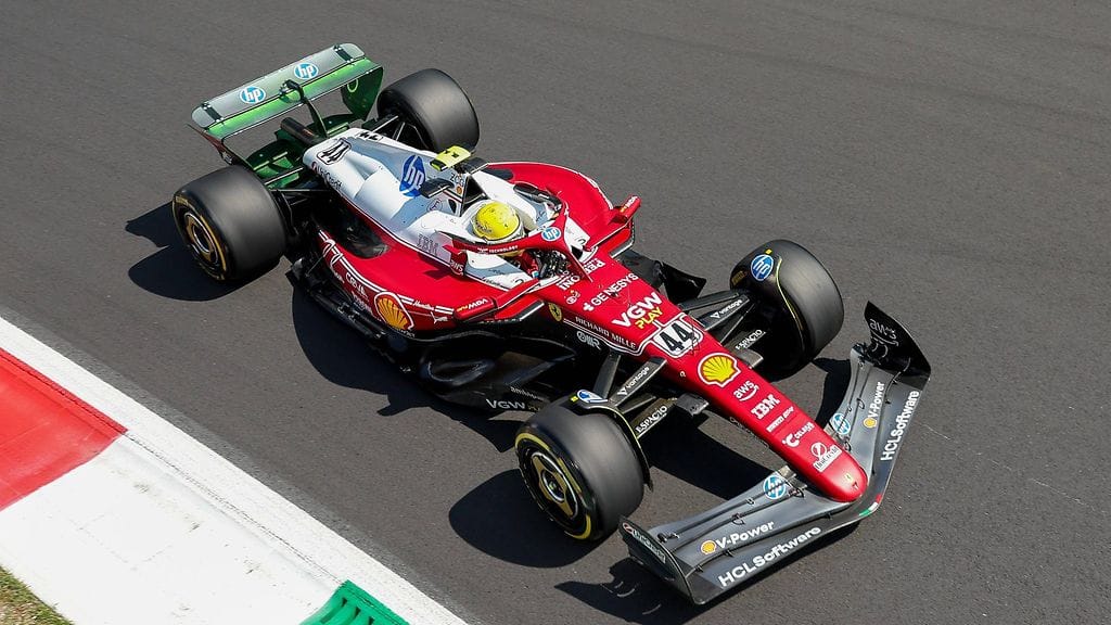 Lewis Hamilton oli Monzan ensimmäisten harjoitusten nopein.