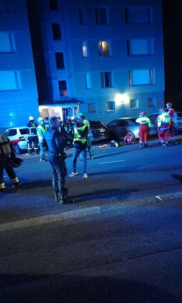 Tulipalo Tampereen Kullervonkadulla