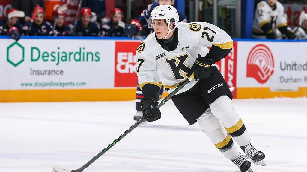 Edmonds OHL:ssä kaudella 2021–2022.