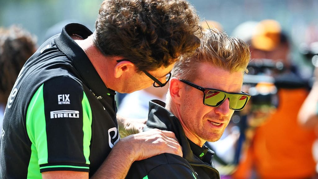 Nico Hülkenberg ei päässyt ajamaan Monzan kisassa kierrostakaan.