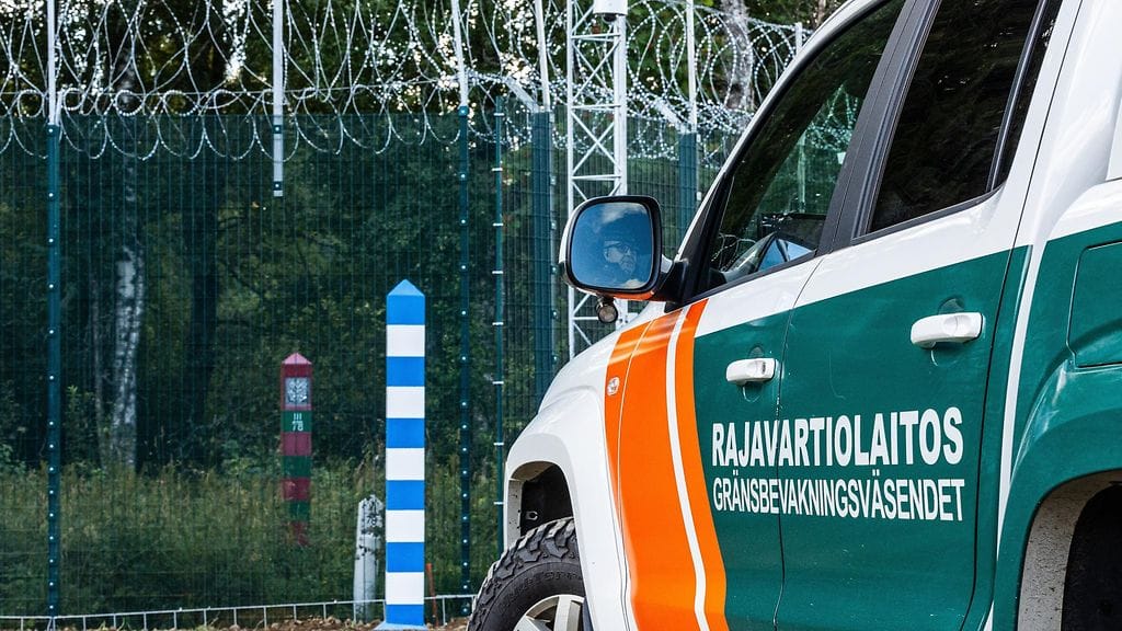 Epäilty otettiin kiinni rajan läheisyydessä Kiteen Välivaarassa. Kuvituskuva.