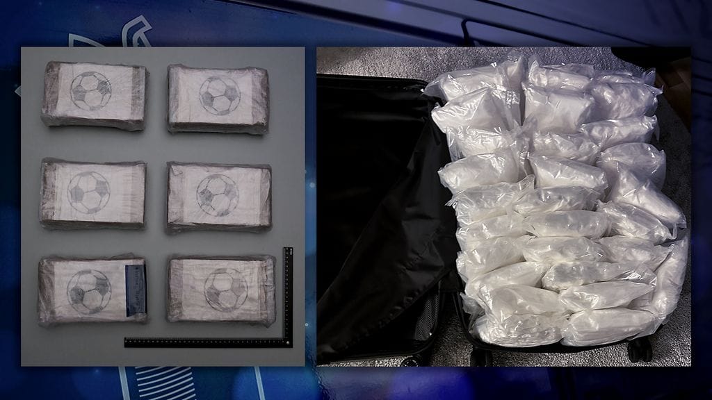 Takavarikoitu maahantuontierä sisälsi yli 40 kiloa amfetamiinia ja lähes kuusi kiloa kokaiinia.