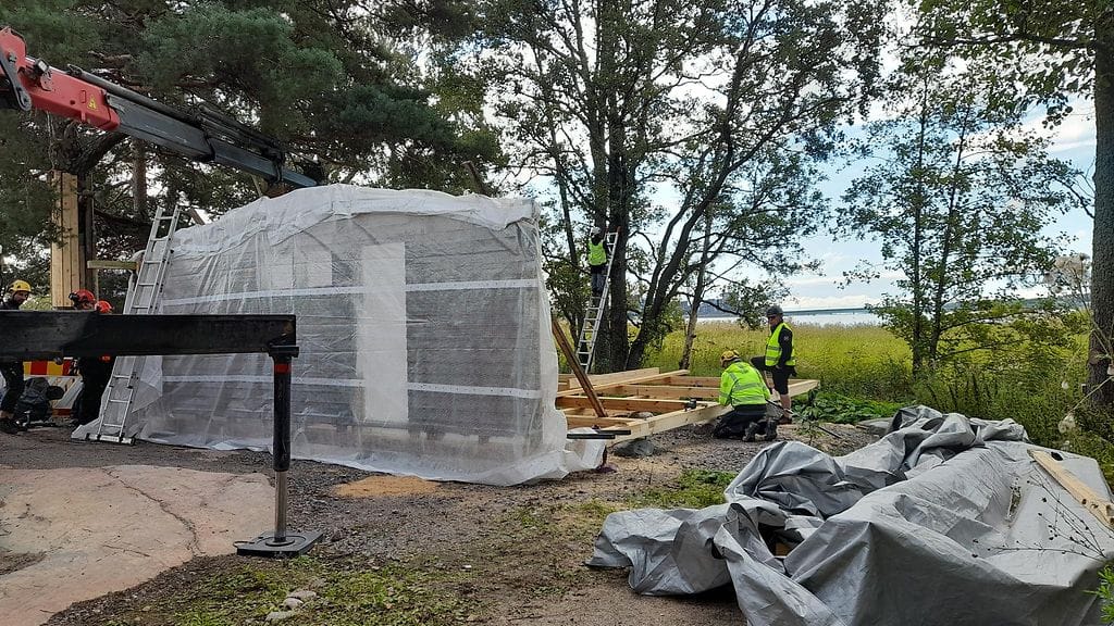 Seurasaaren ulkomuseoon saadaan uusi rakennus, kesämökki.  3