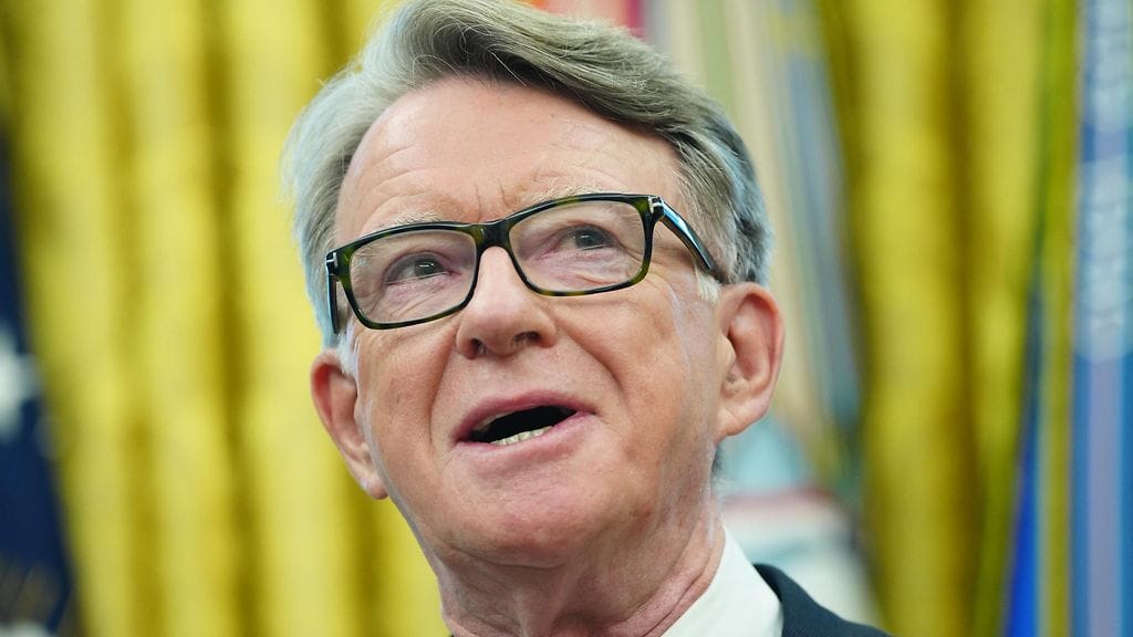 Suurlähettiläs Peter Mandelson on vedetty välittömästi pois Yhdysvalloista.