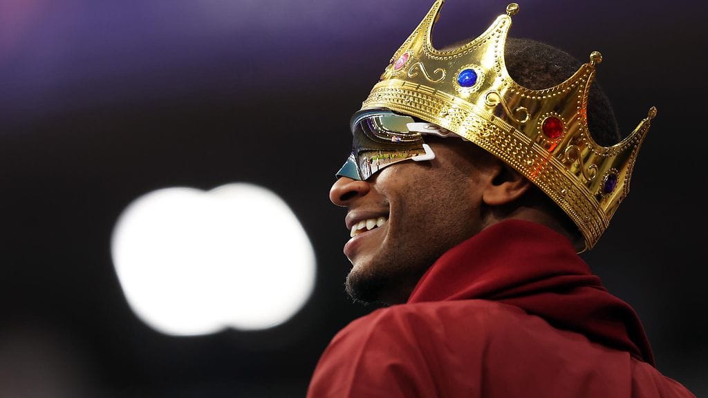 Mutaz Essa Barshim saavutti Pariisissa olympiapronssia kesällä 2024.