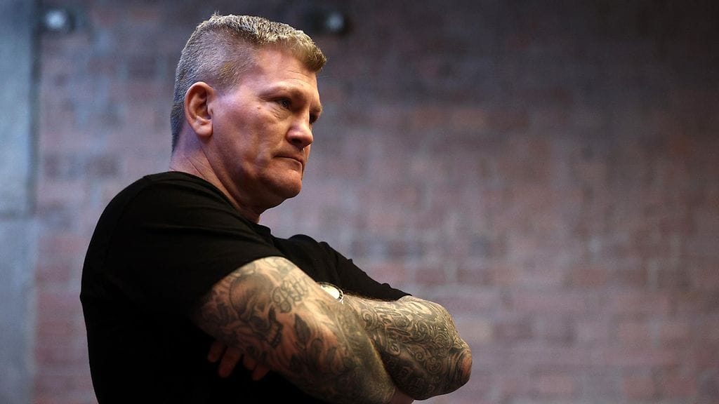 Ricky Hatton maaliskuussa 2025.