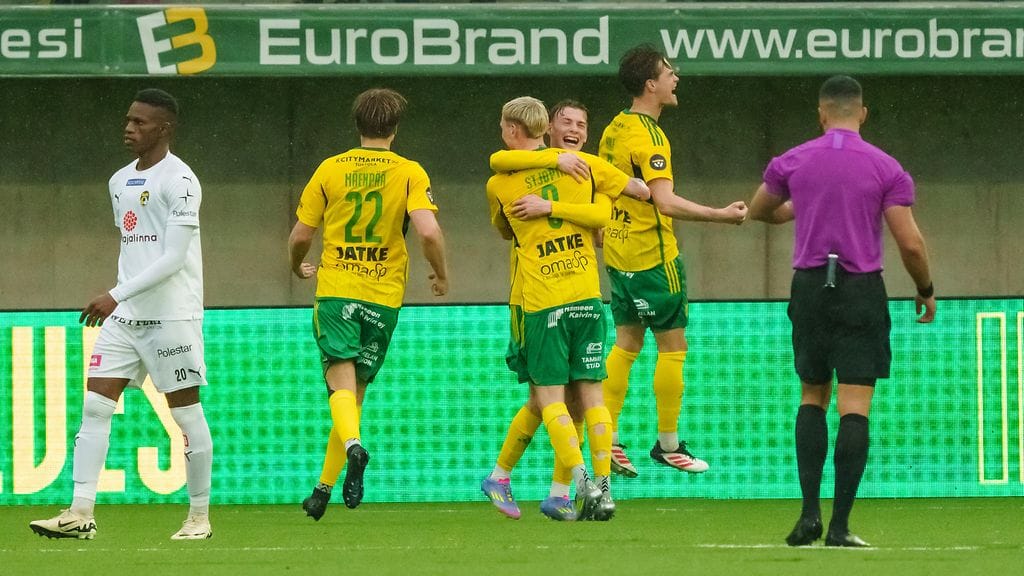 Ilves on dominoinut KuPS-ottelujaan tällä kaudella. Kuva viime toukokuun matsista.