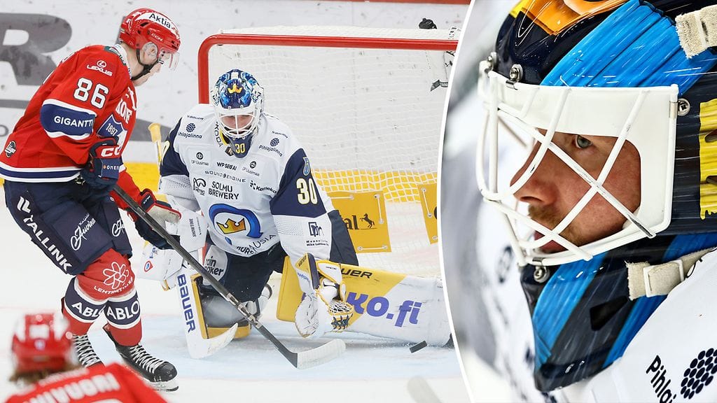 SM-liigan avausviikon perusteella Espoossa on maalivahtiasiat kunnossa. Petteri Rimpinen (vas.) on ykkösveskari, Sami Rajaniemi (oik.) tuuraa.