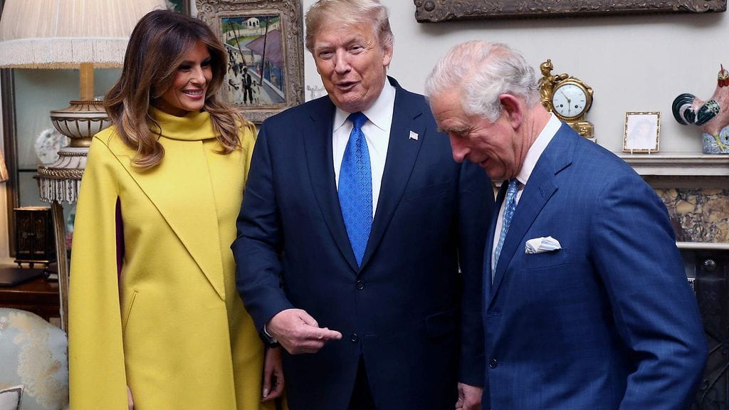 Kuvaa Trumpien aiemmalta vierailulta Britanniaan vuonna 2019.