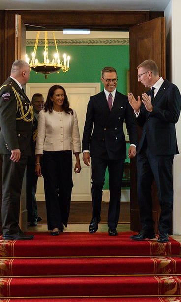 Alexander ja Suzanne Stubb Latviassa TPK 160925