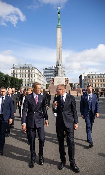 Stubb Latviassa muistomerkki TPK 160925