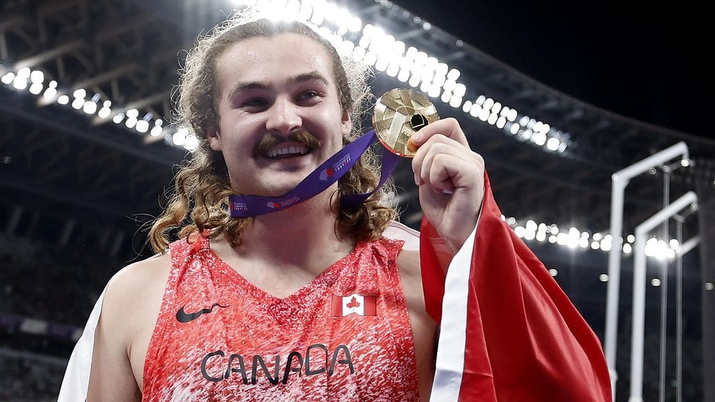 Ethan Katzberg heitti Tokiossa moukarin kisaennätyksen 84,70.