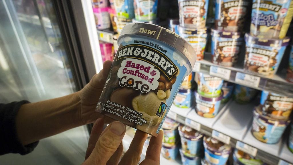 Kuvituskuva. Ben&Jerry's-jäätelöä.
