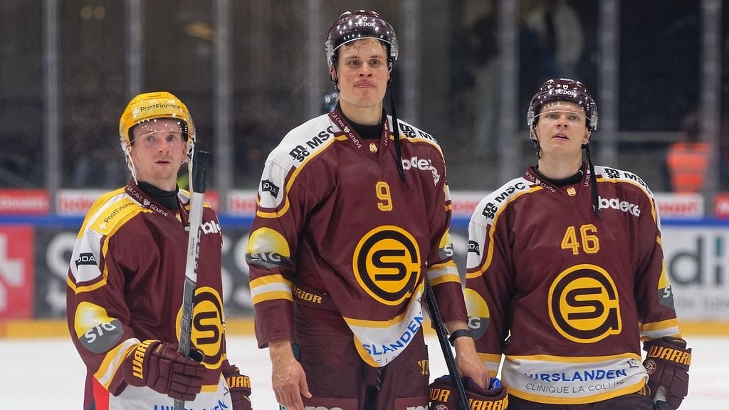 Sakari Mannisen (vas.), Jesse Puljujärven ja Vili Saarijärven Geneve-Servette sai valtaisan kylvetyksen.