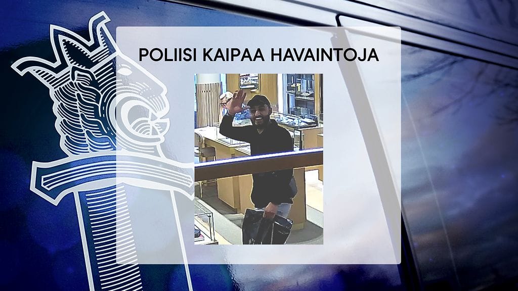 päilty on ulkomaalaistaustainen noin 30-40-vuotias parrakas mies, jolla oli päällään vaaleansiniset farkut, tumma paita, lenkkikengät ja lippalakki.