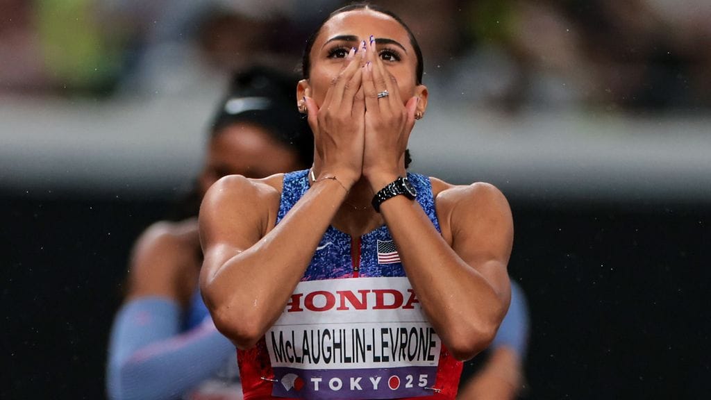 Sydney McLaughlin-Levrone jäi 400 metrin maailmanennätyksestä vain 0,18 sekunnin päähän.