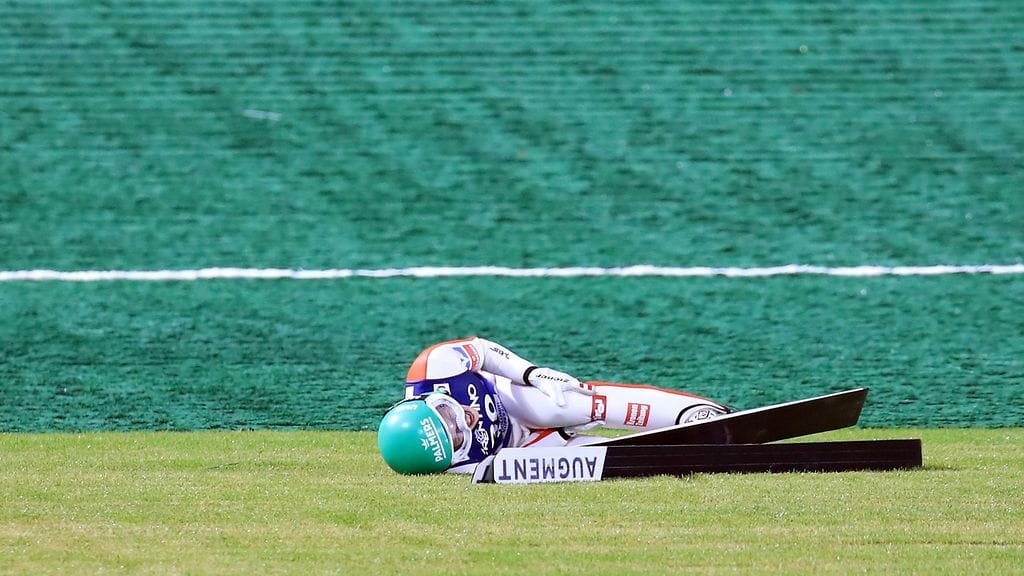 Eva Pinkelnig loukkaantui vakavasti.