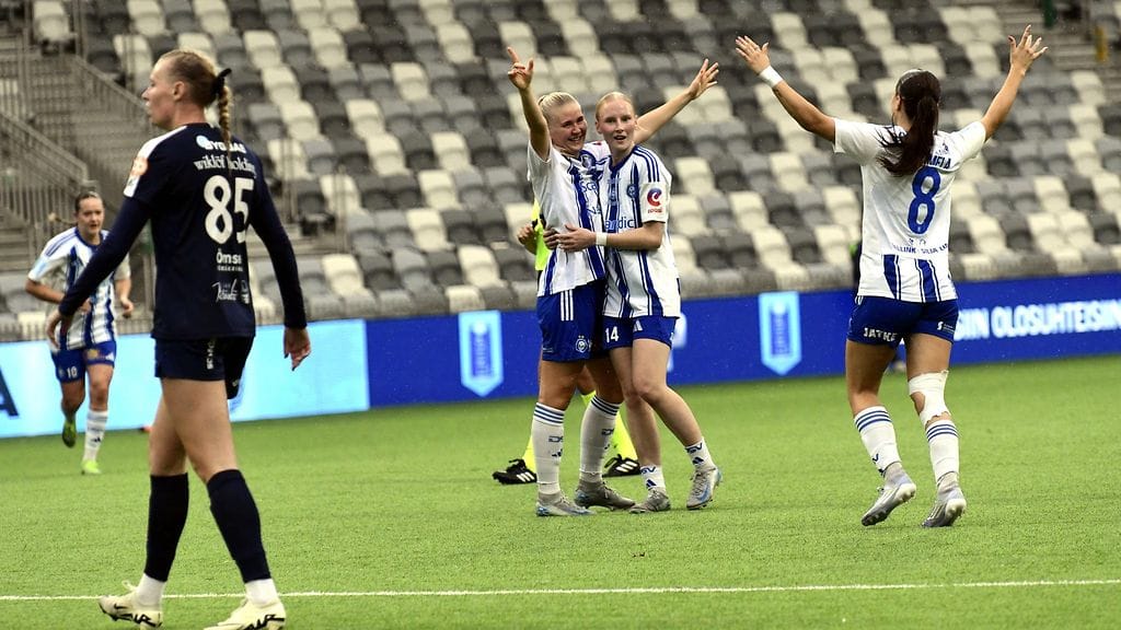 HJK juhli Suomen Cupia myös naisissa.