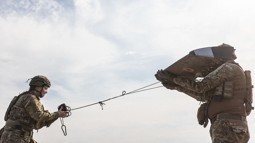 Ukrainalainen drooni. Kuvituskuva.