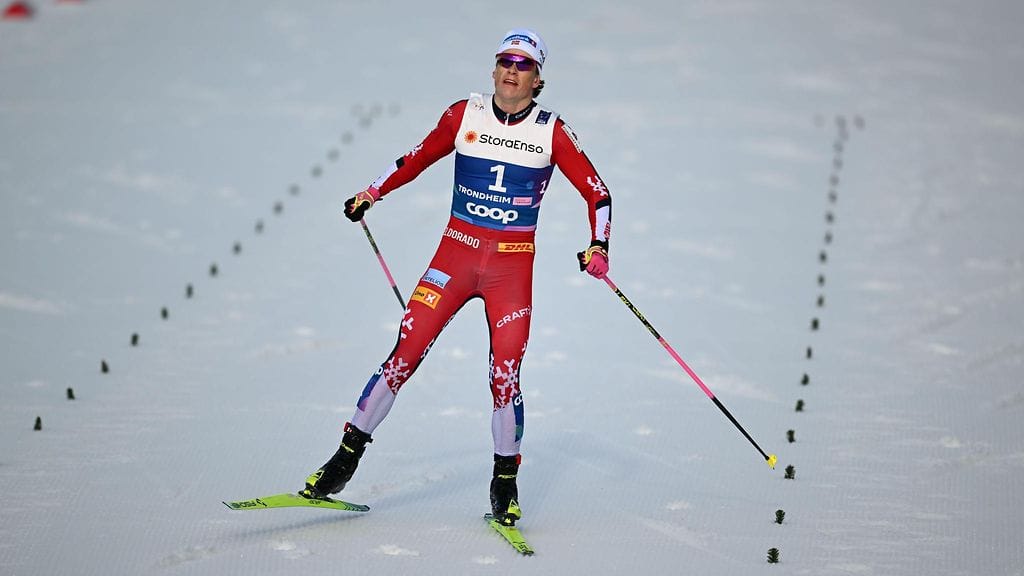 Johannes Hösflot Kläbo putsasi pöydän Trondheimin MM-hiihdoissa viime kaudella voittamalla kuusi kultamitalia.