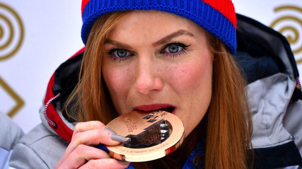 Gabriela Soukalova voitti urallaan kaksi maailmanmestaruutta ja kolme olympiamitalia.