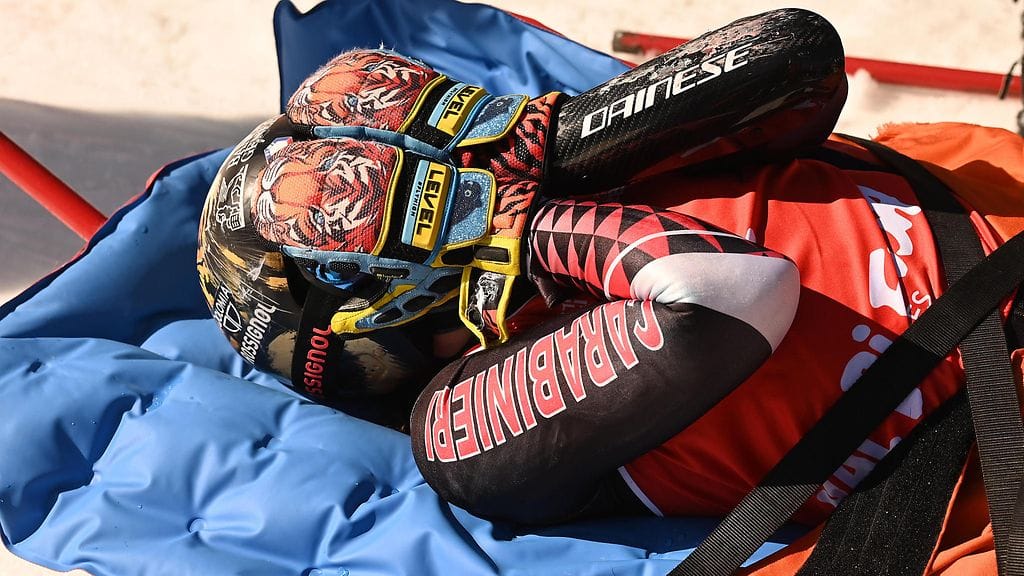 Federica Brignone mursi sääri- ja pohjeluunsa kaaduttuaan Italian mestaruuskilpailuissa huhtikuussa.