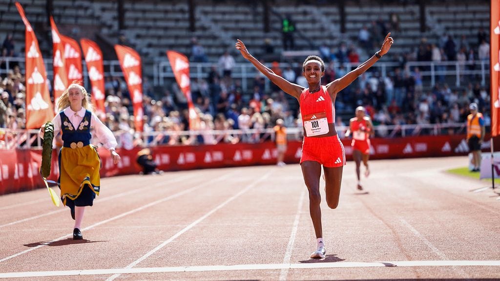 Vielä kesäkuussa Shewarge Alene ylitti maalilinjan ensimmäisenä Tukholmassa.