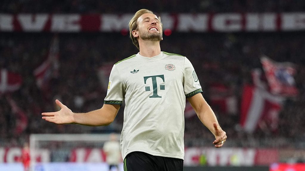 Harry Kane saavutti 100 maalin rajapyykin Bayern Münchenin paidassa historiallisen nopeasti.