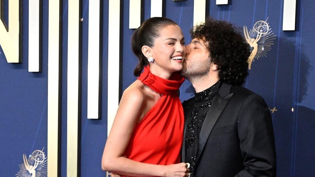 Selena Gomez ja Benny Blanco Emmy-gaalassa syyskuussa.