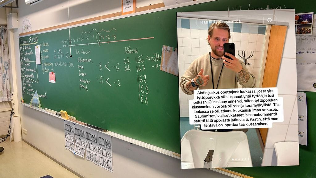 Oskari lopetti kiusaamisen luokassaan.