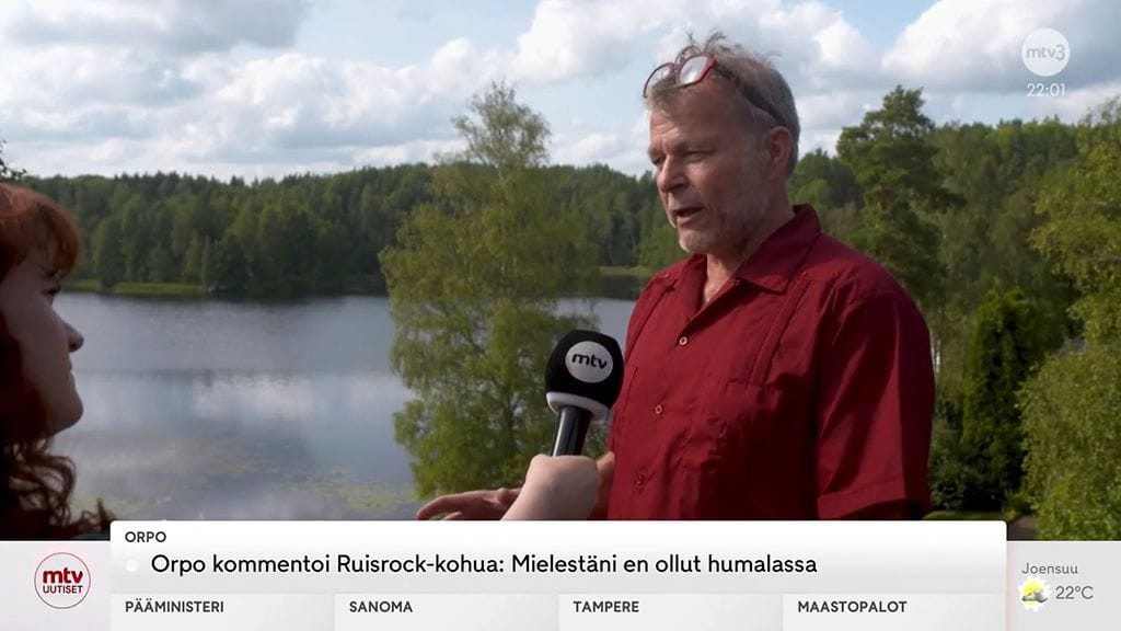 Teivo Teivainen uutislähetys