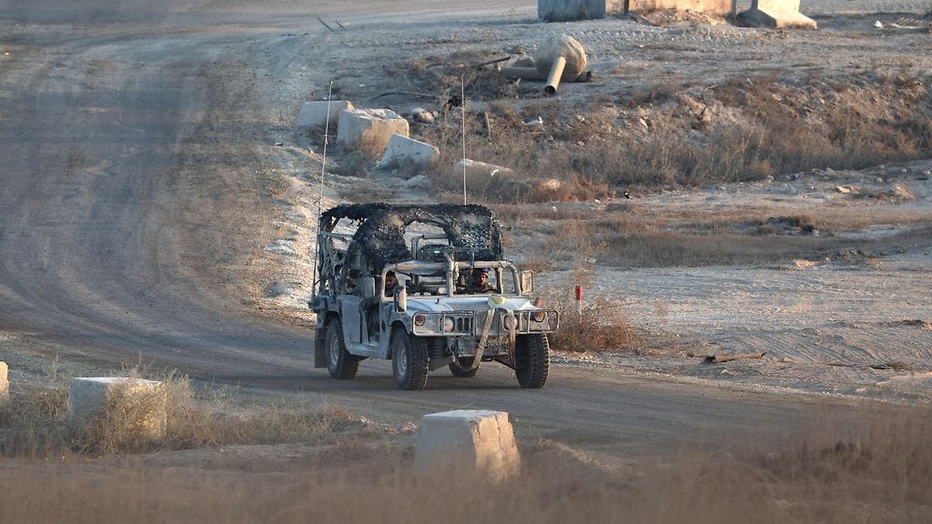 Kuvassa pohjoinen reitti Gazan kaistan pohjoisosissa.