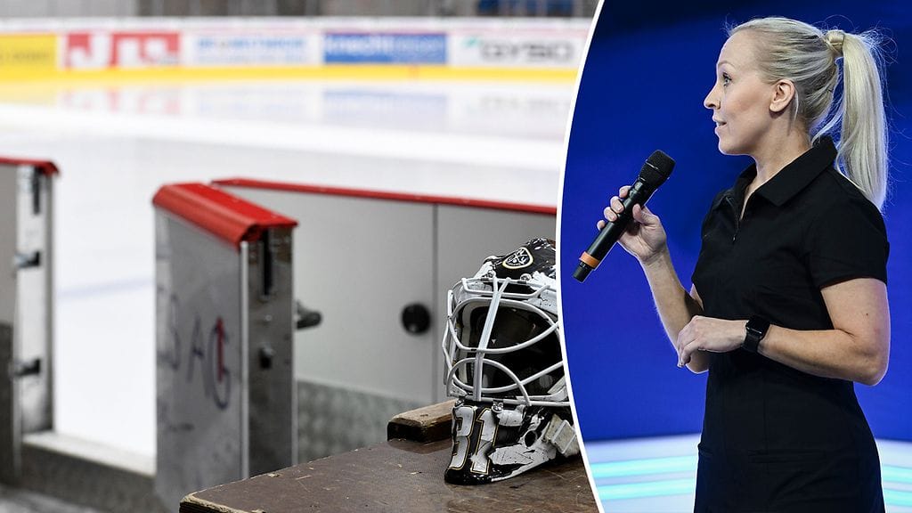 Auroraliigan johtaja Henni Laaksonen (oik.) kommentoi RoKin pelaamista sarjassa.