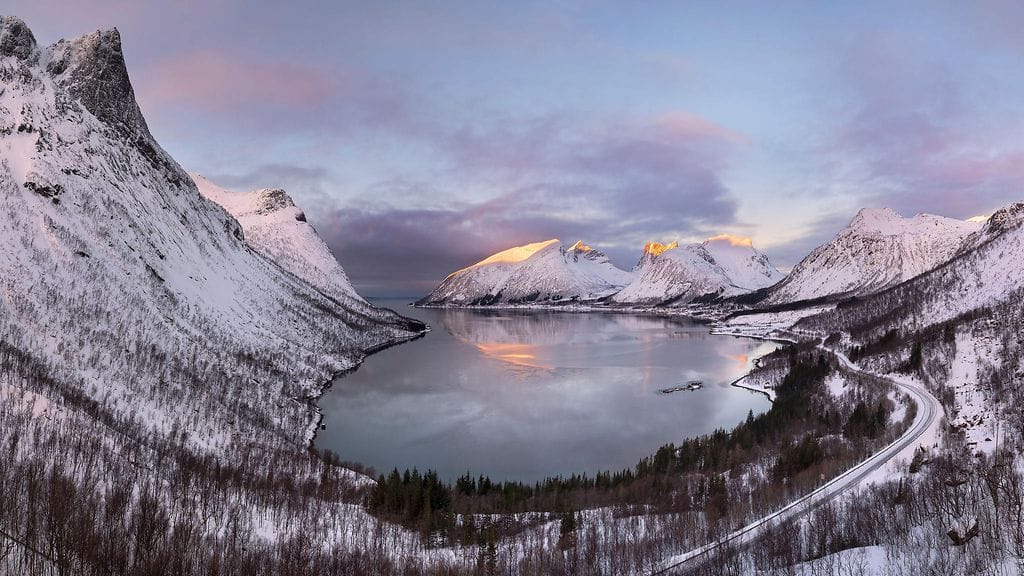 Kuvituskuva Norjan Finnmarkin alueelta.