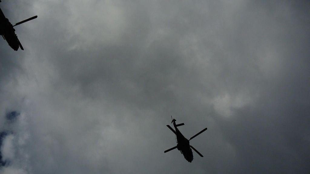 Nurmeksessa kadonnut mies löytyi puolustusvoimien helikopterin ansiosta. Kuvituskuvan tilanne ei liity uutiseen.