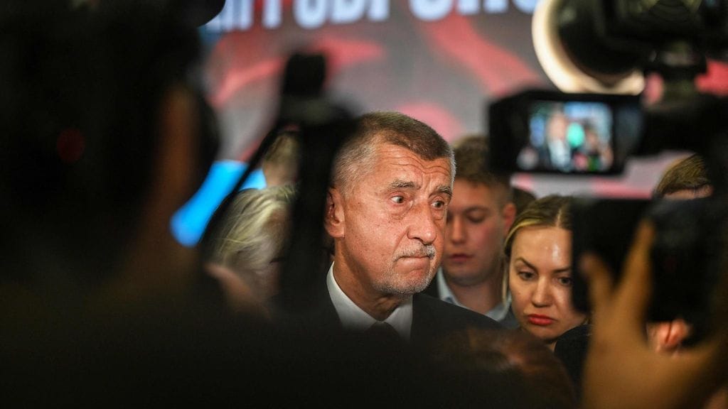 Tshekissä vaalivoiton saavuttanut entinen pääministeri, miljardööri Andrej Babis.
