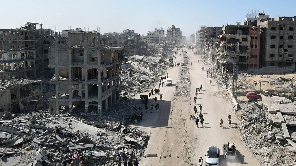 Gazan kaupunki 11. lokakuuta.