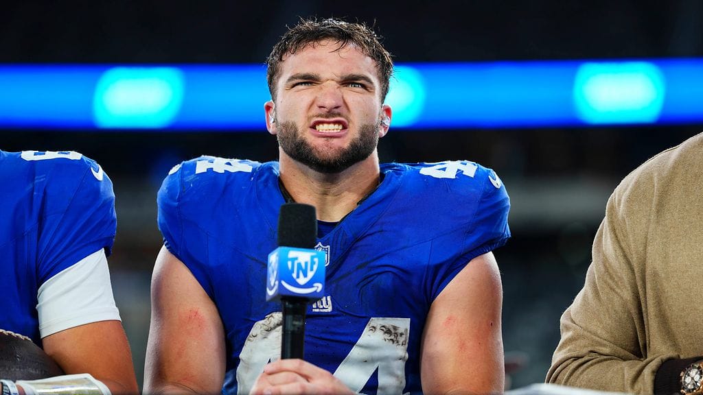 Cam Skattebo on tullut ryminällä sisään NFL:ään.