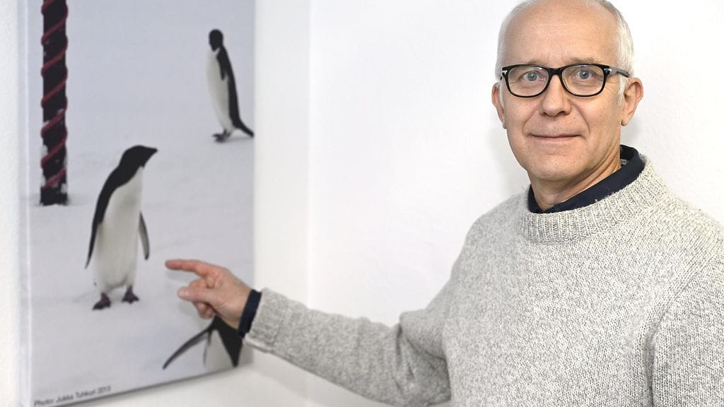 Aalto-yliopiston professori, jäätutkija Jukka Tuhkuri Espoossa 9. lokakuuta 2025.