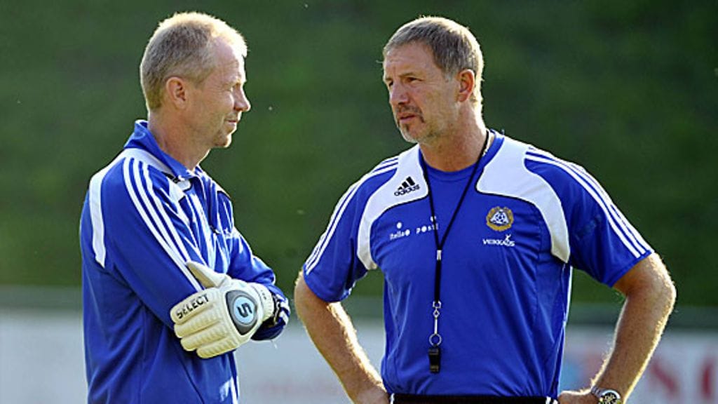 Olli Huttunen, Stuart Baxter, kuva:Lehtikuva/Jussi Nukari