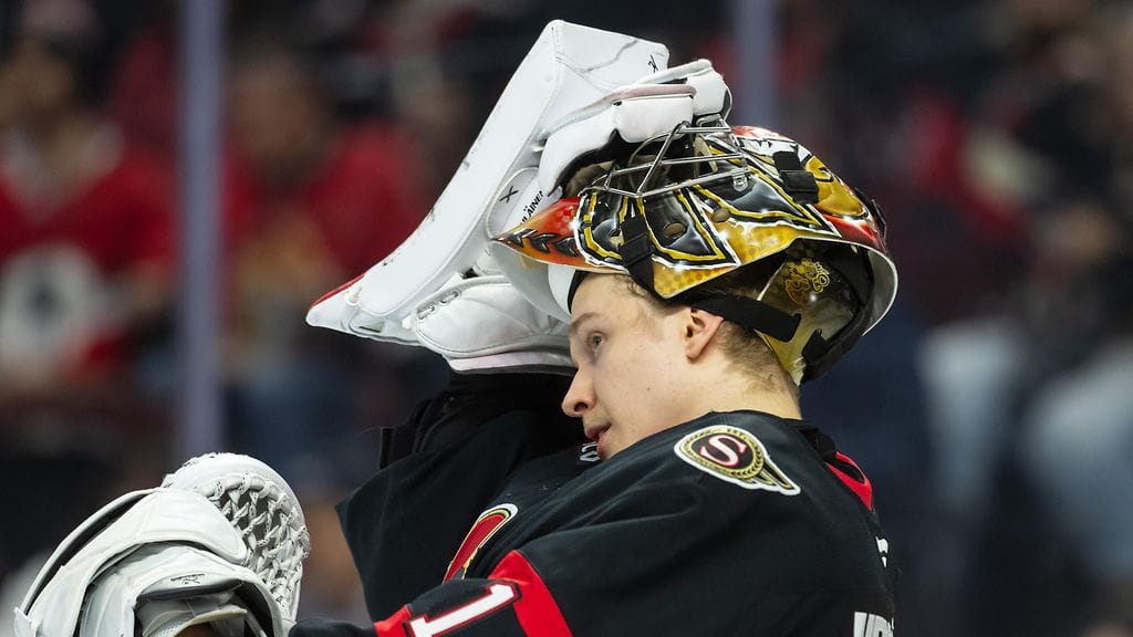 Leevi Meriläinen aloitti NHL-kautensa harvinaisen heikosti.