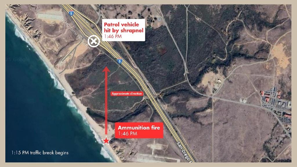 Kalifornia merijalkaväki harjoitus sirpale