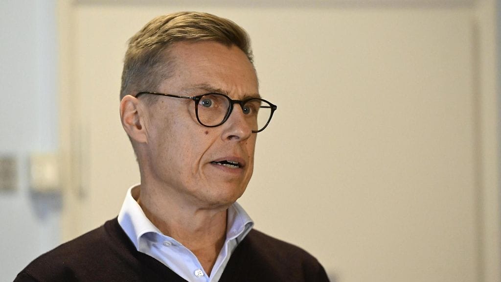 Alexander Stubb pitää Suomen kansallisen puheenvuoron ilmastokokouksessa.