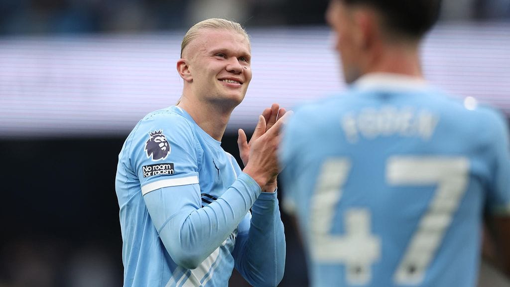 Erling Haaland on pysäyttämättömässä iskussa.