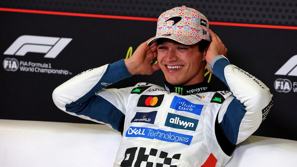 Lando Norris ajoi paalupaikalle Meksikossa.